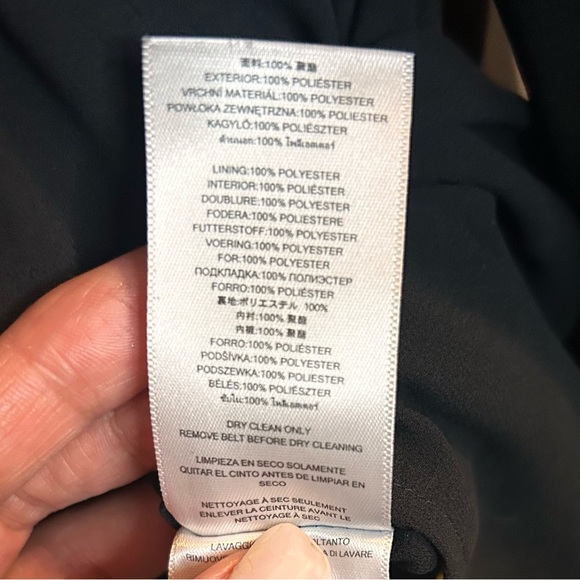 Women's Michael Kors Pleated Black Midi Dress Size Small - Picture 7 of 8